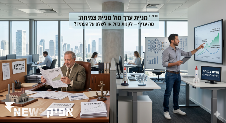 מניית ערך מול מניית צמיחה: מה עדיף — לקנות בזול או לשלם על העתיד?