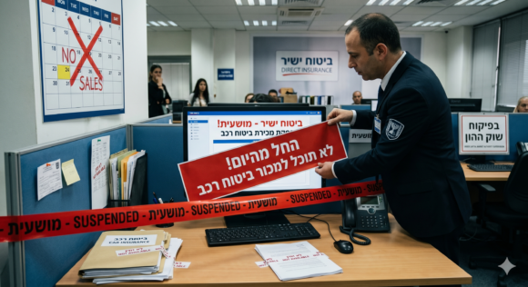 ביטוח ישיר מושעית: לא תוכל למכור ביטוח רכב החל מהיום   כללי