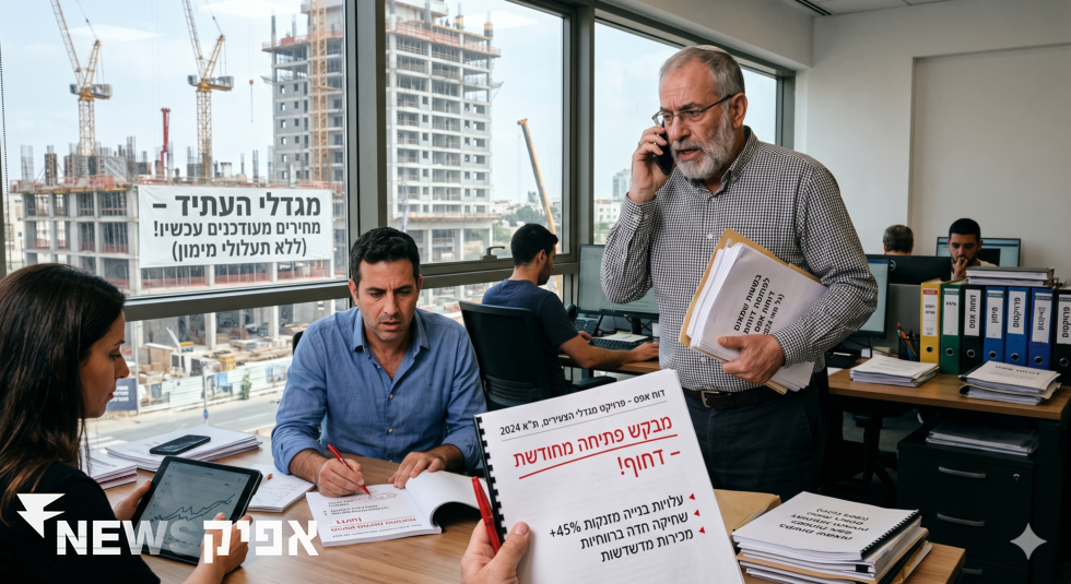 דוח האפס נפתח מחדש: הבנקים לוחצים על יזמים לעדכן את הרווח החזוי – ומה זה אומר על מחירי הדירות   נדל”ן בישראל