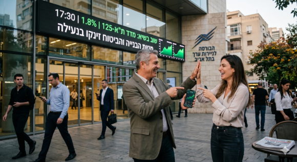הבורסה בתל אביב ננעלה שוב בשיאים — מניות הבנייה והביטוח זינקו   שוק ההון