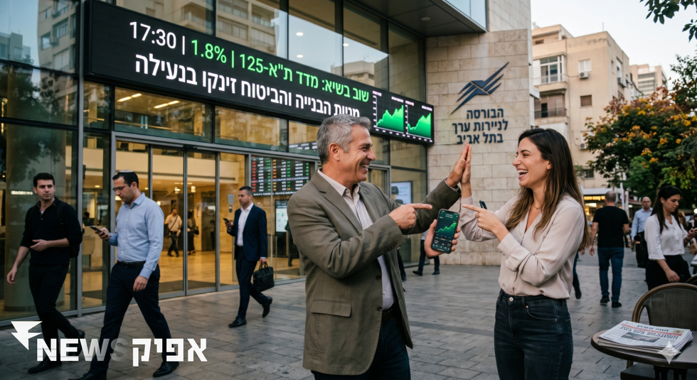 הבורסה בתל אביב ננעלה שוב בשיאים — מניות הבנייה והביטוח זינקו   שוק ההון