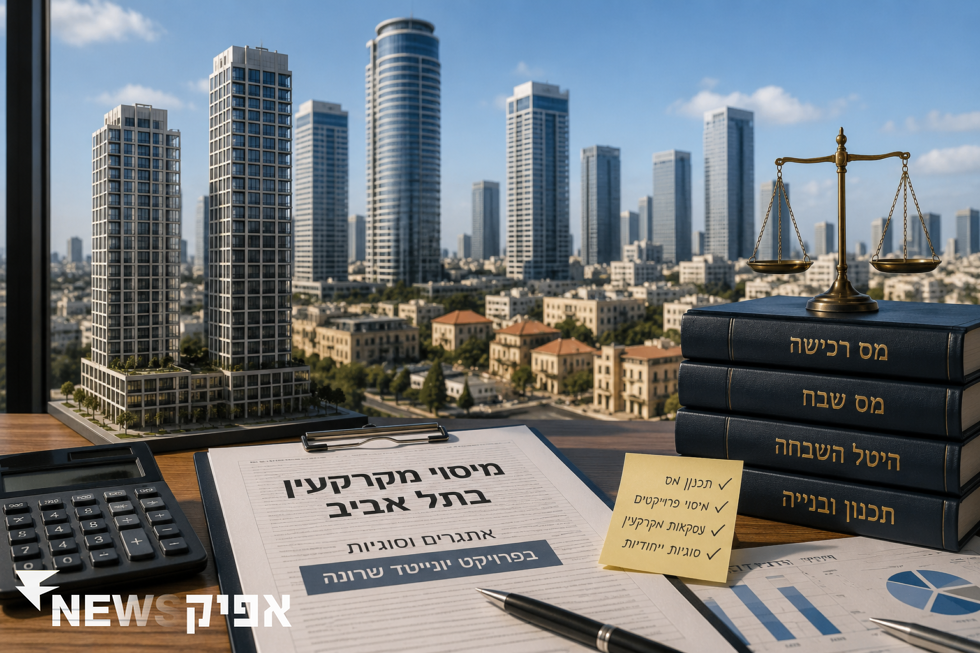 מיסוי מקרקעין בתל אביב: אתגרים וסוגיות בפרויקט יונייטד שרונה