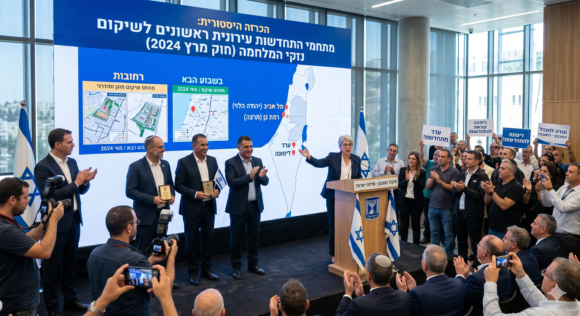 ערד, דימונה ורחובות: אושרו מתחמי ההתחדשות הראשונים לפי חוק שיקום נזקי המלחמה   נדל”ן בישראל
