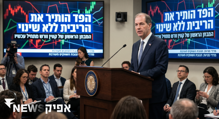 הפד הותיר את הריבית ללא שינוי: המבחן הראשון של קווין וורש מתחיל עכשיו