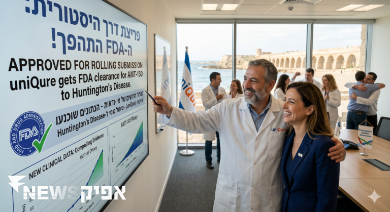 ה-FDA שינה כיוון – ומניית יוניקיור מזנקת ביותר מ-70%