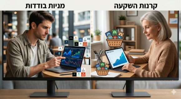 עשה לי תמונה אנושית עדשה על : האם להשקיע במניות בודדות, או להשקיע דרך קרנות   שוק ההון