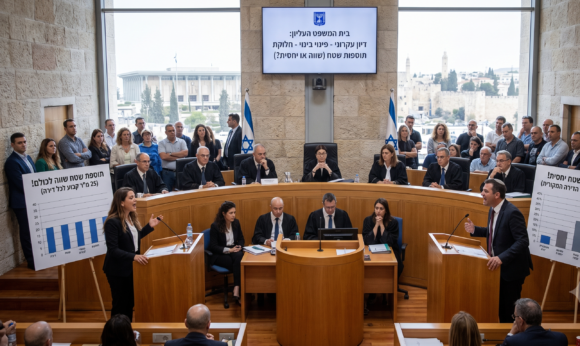 בית המשפט העליון יכריע: האם תוספות השטח בפינוי בינוי יהיו שוות או יחסיות?   כללי