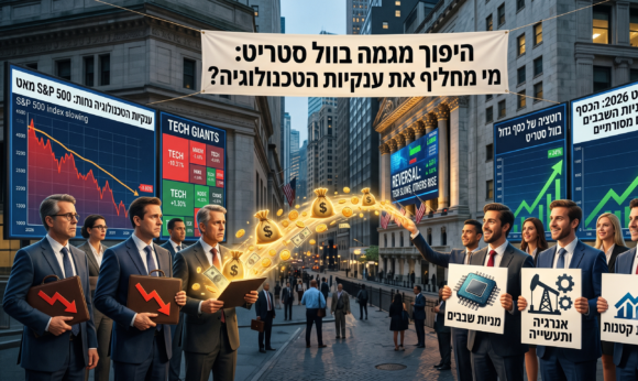 היפוך מגמה בוול סטריט: מי מחליף את ענקיות הטכנולוגיה?   שוק ההון