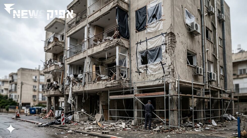 הטיל מחק את ביתה, ובמס רכוש אמרו לאלמנה: "תגידי תודה, הרווחת דירה חדשה"