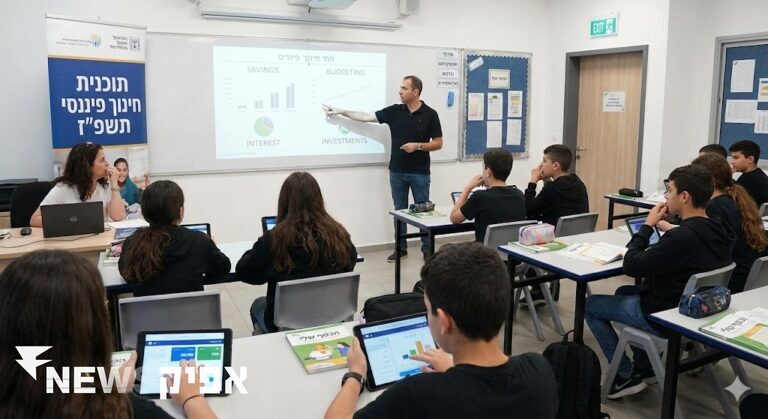 מהפכה פיננסית בחינוך: תוכנית חדשה בבתי הספר