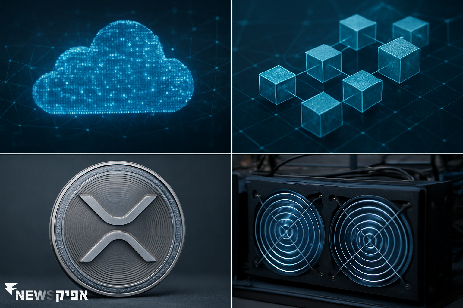 העתיד המבטיח של שוק הקריפטו: XRP, כרייה בענן והמוסדות הפיננסיים