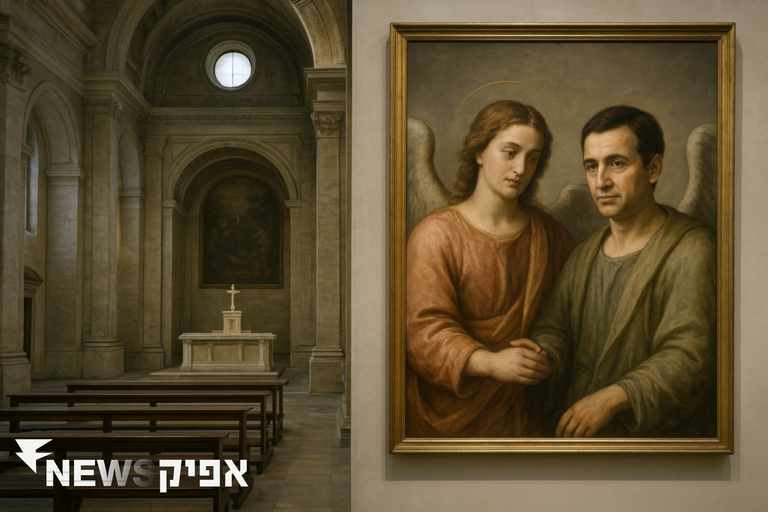 המלאך הדומה לראש הממשלה: שחזור ציור בקפלה ברומא מעורר עניין