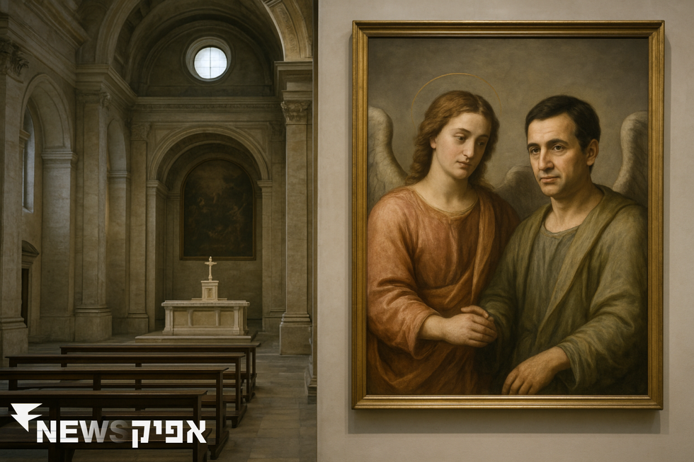 המלאך הדומה לראש הממשלה: שחזור ציור בקפלה ברומא מעורר עניין