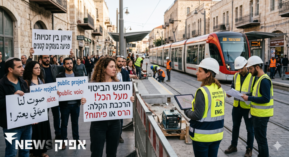 איזון בין חופש הביטוי לניהול פרויקטים ציבוריים: מקרה הרכבת הקלה בירושלים   נדל”ן בישראל