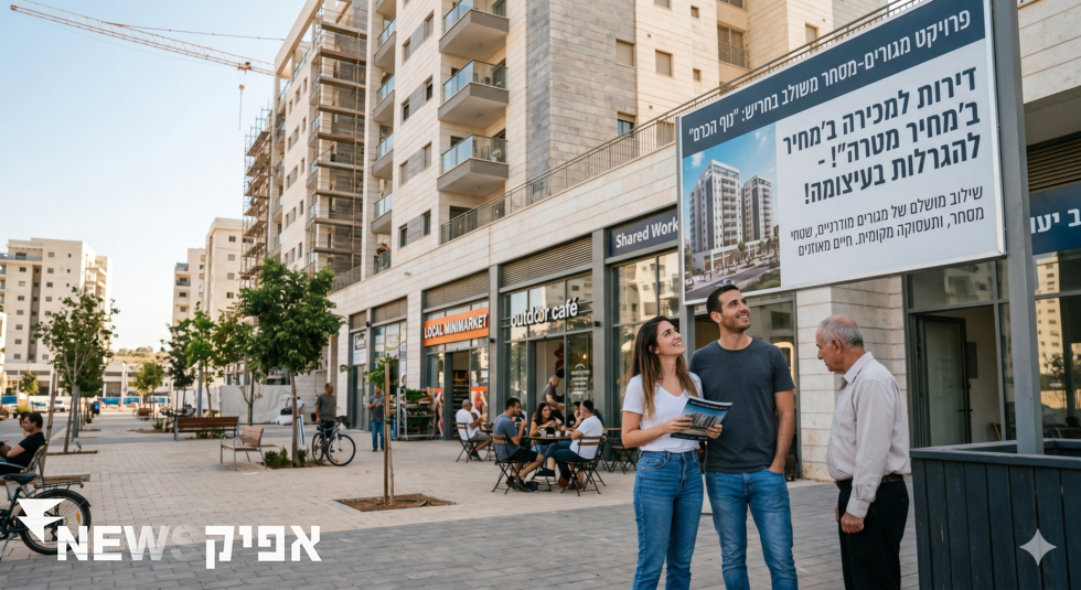 התחדשות עירונית בחריש: שילוב בין מגורים לפיתוח כלכלי