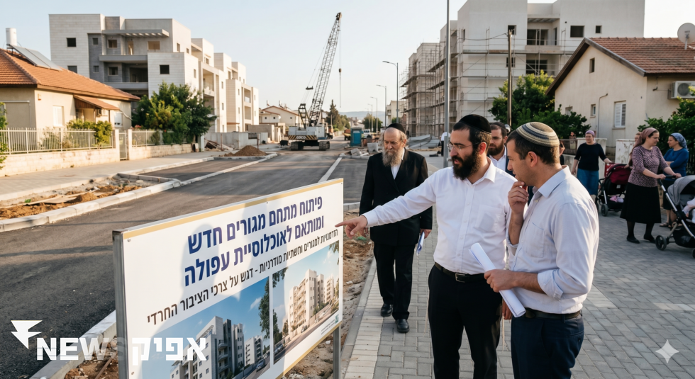 התפתחות ותשתיות: עפולה כיעד מבוקש למשפחות חרדיות   נדל”ן, נדל”ן בישראל