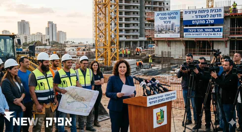 חדשנות עירונית: פיתוח תשתיות מודרניות במרכז אשדוד