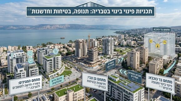 פרויקטים חידוש עירוני בטבריה: התחדשות ושיפור איכות חיים   נדל”ן, נדל”ן בישראל