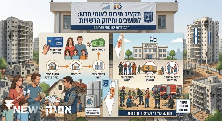 סיוע חירום לתושבים: תקציב חדש לשיקום נזקים