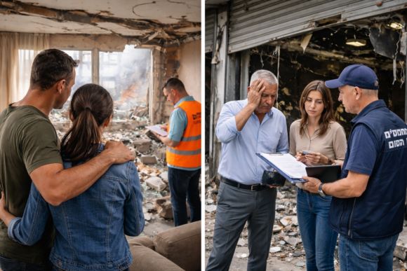 התמודדות עם נזק לרכוש במהלך לחימה: זכויות ופיצויים ביטוח, שמאות רכוש