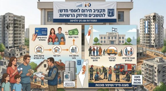 סיוע חירום לתושבים: תקציב חדש לשיקום נזקים   ביטוח, מימון ופיננסים