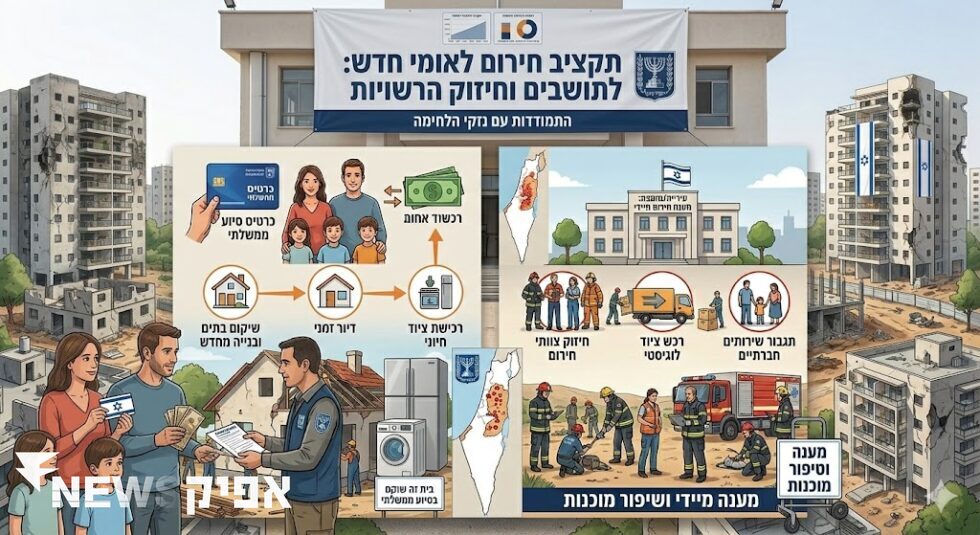 סיוע חירום לתושבים: תקציב חדש לשיקום נזקים